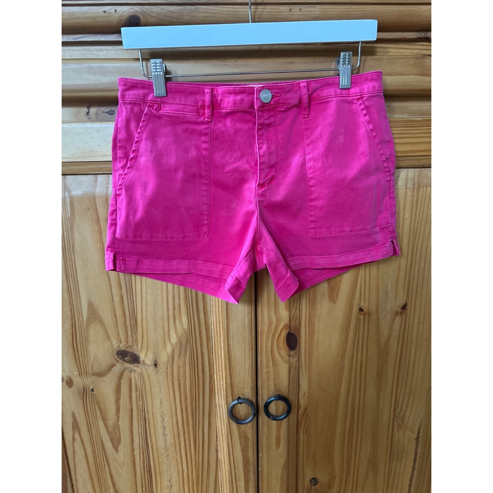 Sanctuary Hot Pink Utility Chino Shorts Women's Size 28
